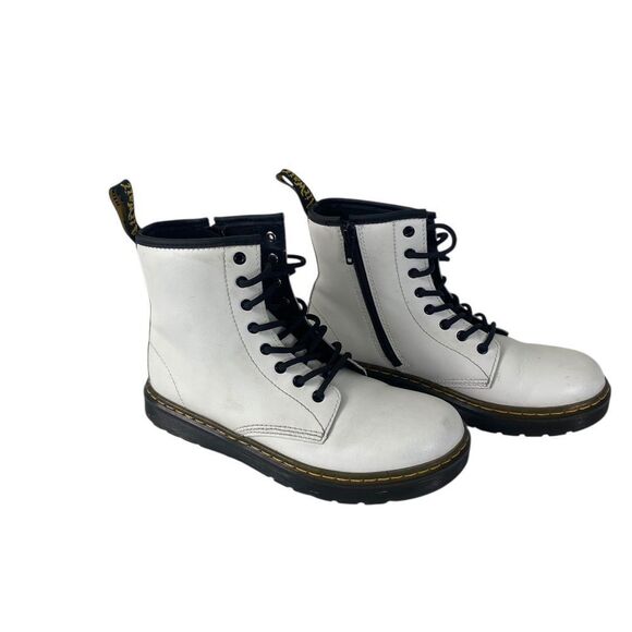 Dr Martens sz 5 White ZAVALA J Aw004 Original Air Wair Leather bounce - Picture 3 of 8